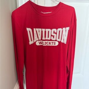Davidson Wildcats Red Long Sleeve Shirt